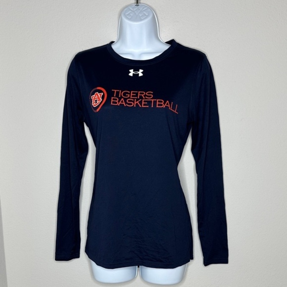 Under Armour Women's Navy Long Sleeve Tigers Basketball Tee
